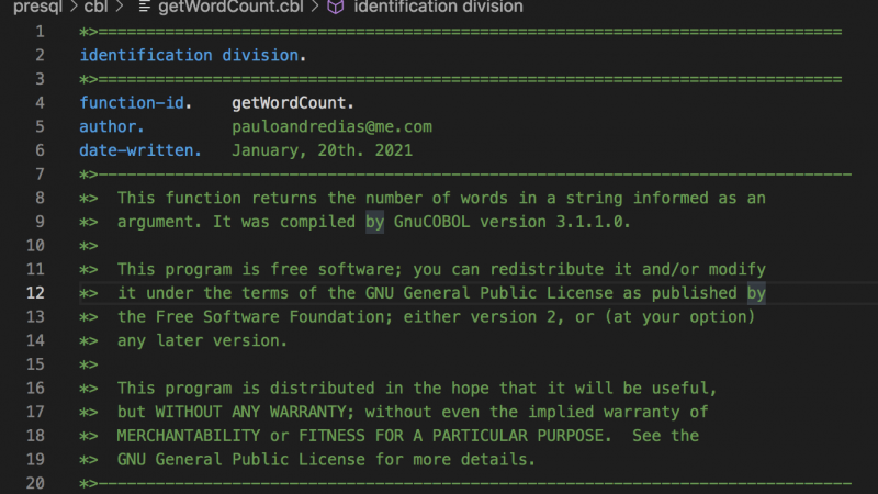 Words (1): Uma função para contar a quantidade de palavras numa string